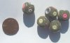 5 11mm Clay Olive Ladaki with Flowers